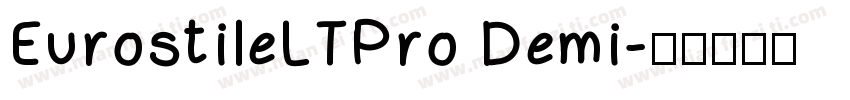 EurostileLTPro Demi字体转换